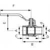 Ferro KFP31 / FERRO / ZAWÓR kamuoliukai. WODNY Z RĄCZKA / 1'' NAKR-WKR, F-POWER /