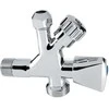 Ferro kombinuotas kampinis vožtuvas 1/2"x3/8"x3/4" (CF5104)