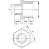 Ferro redukcinis nipelis 6/4"x1" - N16Z