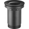 Praustuvo sifono vožtuvas Ferro, juodas/chromuotas S283-BL-B