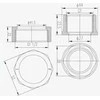 Ferro Žalvarinis pussraigtis 6/4x1" SG18