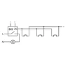 F&amp;F Dvivietis siųstuvas 24V AC / AD 16A 1 modulis - BIS-41-24V