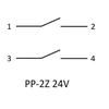 F&amp;F PP-2Z 24V ELEKTRONINĖ RELĖ 2Z 16A P/T