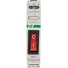 F&amp;F F&amp;F WB-1R dviejų padėčių jungiklis 16A 1NO 230V AC su raudonu apšvietimu DIN bėgiui