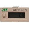 F&amp;F Darbo laiko matuoklis 110-240V AC / DC 6 simbolių skaitmeninė matrica 48x24mm (CLG- 13T)