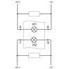 F&amp;F Maitinimo indikatoriaus lemputė - dustan LK-714 maitinimo valdymo lemputė 2xLED raudona žalia 5÷10V 130÷260V AC/DC LK-7145÷10V