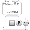 F&amp;F Radijo dvibutė relė skardinėms su fi60 85- 265V AC / DC daugiafunkcine paviršiaus montuojama FW-R2P