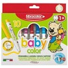 Babycolor markeriai nuo 1 metų 10 spalvų Fibracolor