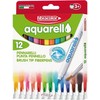 "Aquarello" vandens žymekliai 12 spalvų Fibracolor