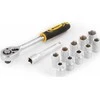 Fieldmann Fieldmann FDN1060 veržliarakčių rinkinys su 1/2" reketu