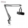 Fifine AM8T AMPLIGAME USB/XLR RGB mikrofon dynamiczny studyjny ze statywem juoda