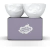 Fiftyeight Products „FIFTYEIGHT“ dubenėlių rinkinys, 200 ml – „Grinning & Kissing“, baltas