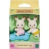 Sylvanian Families Epoch Sylvanian Rabbit Dvyniai su šokoladine ausimi (05420)