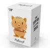 Figūrėlė Hoptimist minkšta leopardo formos rankinė S, geltona (36526)