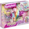 Magic Box KookyLoos Rainbow Iris lėlė + vienaragis su plaukais + priedai