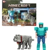Mattel MINECRAFT Steve i wilk 2pak figurek JFR71 /4
