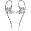 FiiO JH5 sidabrinės ausinės - hibridinės IEM 1x DD 4x BA