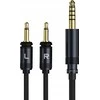 Kabelis FiiO Jack 3.5mm - Jack 3.5mm x2 1.5m juodas (6953175731351)