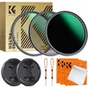 Filtras Kf Filtrų rinkinys Nano-d 3in1 UV Cpl Nd1000 K&amp;f 62mm 62 + 2x Caps 2x Case / Sku.2271v1