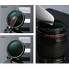 Filtras Kf hibridinis filtras „Concept 2in1 CPL“ poliarizuojantis + pilkas ND2-ND32 fiksatorius 82 mm / KF01.1088