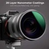 Fotografijos filtras - K&amp;F Concept Nano-X CPL 62mm AGC Stiklo Aliuminio Rėmas