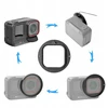 Puluz 3 in 1 rinkinys UV filtras adapteris 52 mm filtrams dangtelis Insta360 Ace Pro 2 / Pu770b