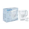 Vandens filtravimo ąsotis BRITA Style Essential 2.4L, baltas su vandens filtru MAXTRA PRO 1 vnt.