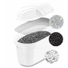 Vandens filtravimo ąsotis Wessper Aquamax Crystalline + 1 vandens filtras | baltas