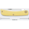 FINCH Peilis Sulankstomas Case Sod Buster Jr CS Geltonas
