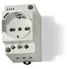Finder Universalus modulinis lizdas su LED diodu, skirtas DIN bėgeliui RAL7035 7U.00.8.230.0000