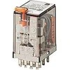 Finder Pramoninė relė 4P 7A 48V DC, bandymo mygtukas, mechaninių savybių indikatorius (55.34.9.448.0040)