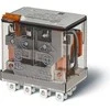 Finder 4P relė 12A 24V nuolatinės srovės mygtuko bandymas mechaninių charakteristikų indikatorius (56.34.9.024.740)
