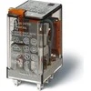 Finder Miniatiūrinis siųstuvas 2P 10A 24V AC mygtuko bandymas mechaninių savybių indikatorius (55.32.8.024.0040)