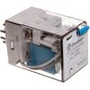 Finder Miniatiūrinė relė 3P 10A 24V DC mygtuko bandymas mechaninio veikimo indikatorius AgNI 60.13.9.024.0040