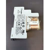 Finder Relės sujungimo modulis 2P 8A 24V DC 15,8mm saugos relė EN 50205 B TIPAS 48.12.9.024.5007SMA