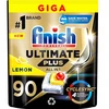 Indaplovių kapsulės Finish ultimat plus lemon, 90 vnt.