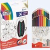 Fiorello Super Soft Crayons 36 spalvų peiliukai. trigubas FIORELLO