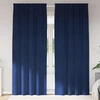 Užtemdymo užuolaidos 2 pcs Tamsiai mėlyna 140 x 225 cm Aksomas