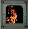 Fireplace doors Metnetus. cast iron. juodas