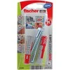 Kaištis Fischer DuoPower, varžtiniai, 12 mm x 60 mm, 2 vnt.