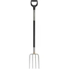 Fiskars Ergonomic šakė daržui (plokščiais virbais)