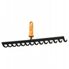 FISKARS GRĖBLYS DIRVAI 14 DANTŲ, METALINIS, GALVUTĖ ONECLICK SISTEMAI