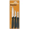 FISKARS ESSENTIAL SKUTIMO PEILIŲ RINKINYS, 3 VNT.