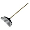 Fiskars lapų grėblys 40 cm su medine rankena1014812