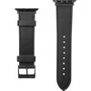 Juodas odinis Apple Watch dirželis, abi dalys