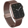 BURGA Metal Mesh Elegance do Apple Watch 42/44 mm (rose auksinis)
