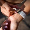 Fixed Dirželis su żywicy Resin Dirželis su szybkim zapięciem 22 mm do smartwatcha, Cloud Baltas