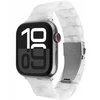 Fixed Fiksuotas dervos dirželis Apple Watch 38/40/41 mm, debesies baltos spalvos