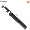 FIXED Creator Tripod with phone mount, juodos spalvos