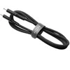 Fixed Fiksuotas | Skysto silikono kabelis USB-C/Lightning, 1,2m | FIXDLS-CL12-BK